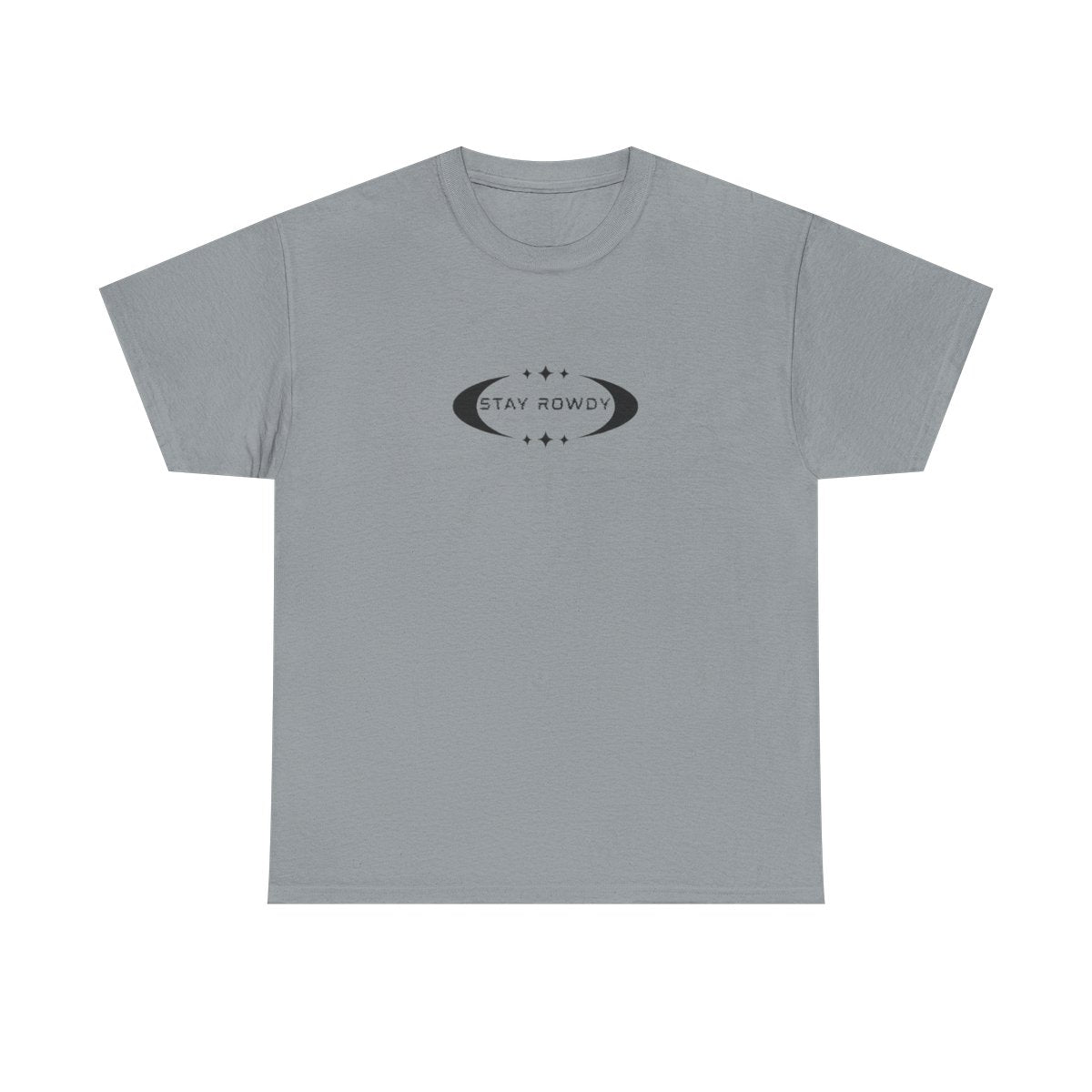 Stay Rowdy Heavy Cotton Tee, Cool Graphic T-Shirt for Casual Wear, Trendy Streetwear